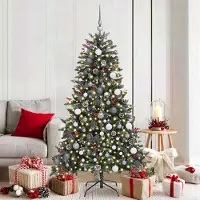 vidaXL Sapin de Noël artificiel design avec 300 LED Vert 99 x 99 x 180 cm 2025NEU5573443