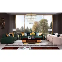 AEA Luxus Sofagarnitur 4tlg. Set Sofa Ledersofa Polster Chesterfield Couch Sofas