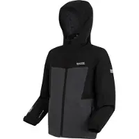Regatta Veste de régate "Beamz", imperméable pour enfants, isolée, modèle RG12214 (116) (couleur : bleu Méditerranée/bleu marin)