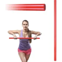 Gymtek Barre de gymnastique, barre de gymnastique - 80 cm de long - barre de gymnastique, barre d'entraînement, barre de gymnastique pour fitness, pilates, home gym, salle de fitness