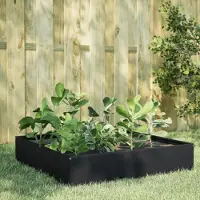 Prolenta Maison Exclusive - Potager surélevé noir 100 x 100 x 33,5 cm en acier