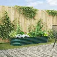 Prolenta Maison Exclusive - Potager surélevé vert 240 x 80 x 44 cm en acier