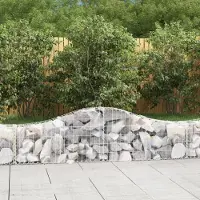 Prolenta Maison Exclusive - Paniers à gabions arqués 6 pcs 200x30x40/60 cm Fer galvanisé