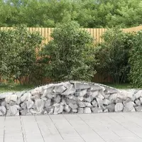 Prolenta Maison Exclusive - Paniers à gabions arqués 8 pcs 400x50x40/60 cm Fer galvanisé