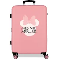 Joumma Bags Valise de voyage ABS Minnie Mouse Heads, 65x46x23cm, 56L, 3141241 (exemplaire de taille moyenne)