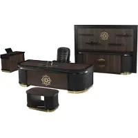 Xl Moebel Gmbh Luxus Schreibtisch Couchtisch Sideboard Schrank Leder Holz Arbeitszimmer 4tlg