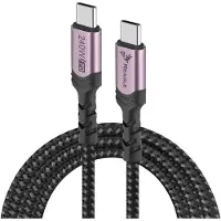 Reagle Câble USB C PD 240W 5A pour iPhone 15 16, MacBook Pro Air QC 4.0 2M
