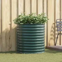 Prolenta Maison Exclusive - Potager surélevé vert 80 x 80 x 81 cm en acier