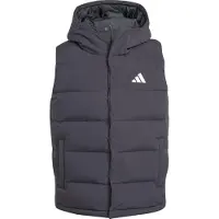 Adidas Gilet de sport 'City Tech' noir / blanc