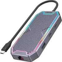 UNITEK D1029a Docking Station Argenté