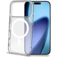 Celly Coque TPU compatible MagSafe pour iPhone 17 Pro, transparente