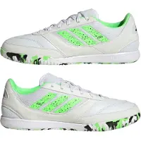 Adidas Chaussures de football en salle Top Sala Competition 2 hommes - Blanc nuage/ Lime Burst/ Noir core