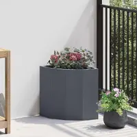 Prolenta Maison Exclusive - Jardinière d'angle anthracite 30 x 30 x 35 cm acier