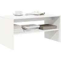 Prolenta Maison Exclusive - Meuble TV blanc 80x40x40cm Matériau dérivé du bois