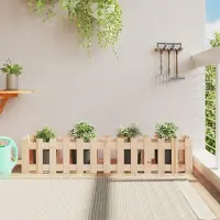 Prolenta Maison Exclusive - Jardinière surélevée design clôture à lattes 150 x 30 x 30 cm Bois massif de pin