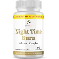 Glory Products OÜ Night Time Burn gélules | force végétale naturelle avec un complexe de 6 extraits | 90 gélules