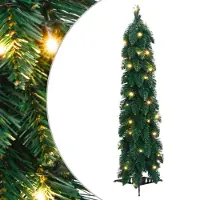 Syfax Arbre de Noël artificiel pré-éclairé avec 45 LED 90 cm