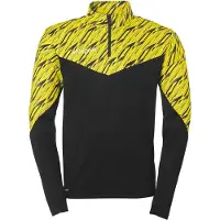 Uhlsport Progressive 28 Half Zip Sweatshirt Jaune,Noir XL Homme