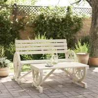 Prolenta Ensemble de salon de jardin exclusif, 2 pièces, en bois massif de sapin