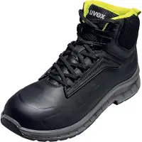 Uvex Chaussures de sécurité 2 trend S3S bottes à lacets noir/jaune 43