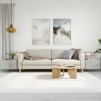 Prolenta Maison Exclusive - Tables basses 2 pièces gris béton 50x50x40 cm matériau dérivé du bois