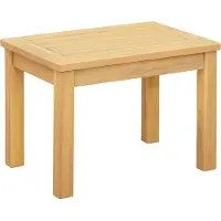 Syfax Table basse Acacia clair 50 x 35 x 36 cm Bois d'Acacia Massif