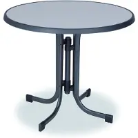 Dajar Table de jardin en métal PIZARRA ronde ø 85 cm