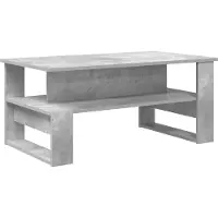 Syfax Table basse Gris béton 90 x 50 x 40 cm Bois d'ingénierie