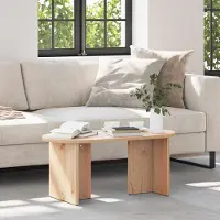 Prolenta Maison Exclusive - Table basse Nature 80 x 39,5 x 35 cm Bois massif Pin