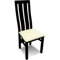 AEA Chaise de salle à manger Chaise rembourrée Noir Bois Design JVmoebel