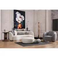 AEA Modern Set Sofagarnitur 3 1 Sitzer Wohnzimmer Komplett Sofas Set Hocker