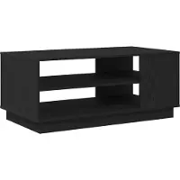 Syfax Table basse Chêne noir 102 x 55 x 43 cm Bois d'ingénierie