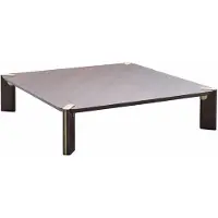 AEA Groupe 3pcs Table basse Tables d'appoint Table basse en bois marron Set Table