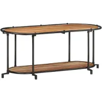 Syfax Meuble TV 100x42x40 cm bois d'acacia massif