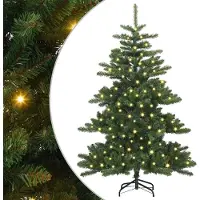 Syfax Sapin de Noël Artificiel à Branches Articulées Vert 150 cm