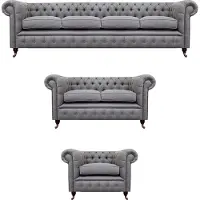 Xl Moebel Gmbh Canapé en tissu Canapé Chesterfield Salon Nouveau Design
