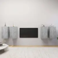 Prolenta Maison Exclusive - Meubles TV 4 pcs Gris béton 30,5x30x60 cm Bois d'ingénierie