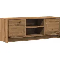 Syfax Meuble TV chêne artisanal 102x30x37,5 cm bois d'ingénierie