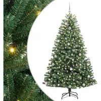Syfax Sapin de Noël Artificiel à Branches Articulées Vert 240 cm