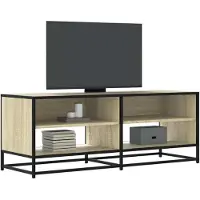 Prolenta Maison Exclusive - Meuble TV Chêne Sonoma 120,5x40x46 cm Matériau dérivé du bois et métal