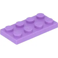 LEGO : 50 Plaques, Größe 2x4 Noppen à Lavendel
