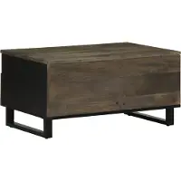 vidaXL BEI CLORIS Table basse Noir 80x54x40 cm Bois massif Mango - Tables basses Nouveau8543982 1parcel