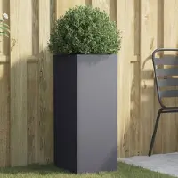 Prolenta Maison Exclusive - Bac à plantes anthracite 32x29x75 cm en acier