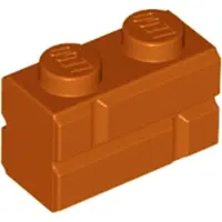 LEGO 250 pièces , pièce c. 98283 en orange foncé (orange foncé)
