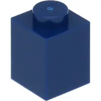 LEGO 50 pièces 3005 Brick 1x1 Part Basic briques 50 bleu foncé