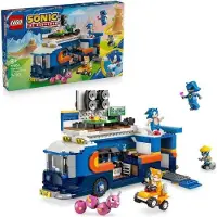 LEGO Sonic the Hedgehog Le Camion de Contrôle de l'Équipe Sonic, 77006, Jouet de Construction 8 ans, 747 Pièces