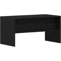 Syfax Meuble TV chêne noir 80x40x40 cm bois d'ingénierie
