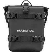 RockBros Sac de moto, sacoche latérale, sacoche de selle, 100% étanche, env.5L