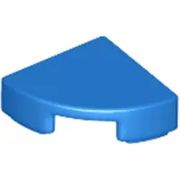 LEGO 1x1 carreaux coin rond 25269 - 250 pièces bleu