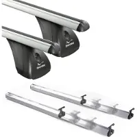 VDP Barres de toit Fix&Slide compatibles avec pour VW compatibles avec pour VW Amarok à partir de 2011 ALU
